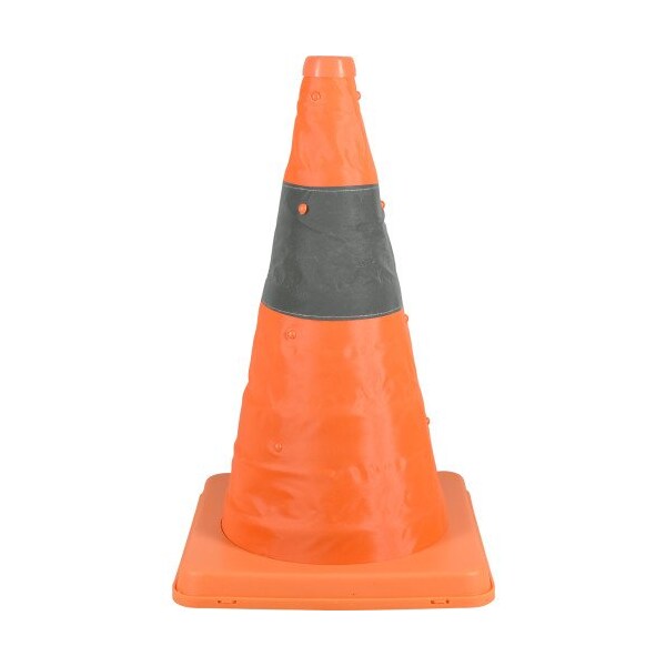 Hillman Safety Cone, Plastic, 16 in Height, Orange 2 PK 848642 - main